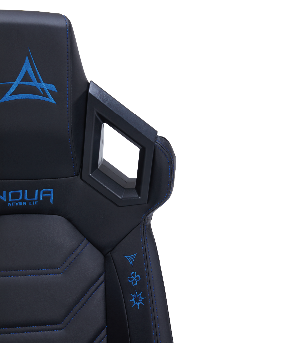 SEDIA GAMING NOUA MIND BLU ERGONOMICA CON CUSCINI LOMBARE/CERVICALE, SCOCCA ABS E BRACCIOLI 4D