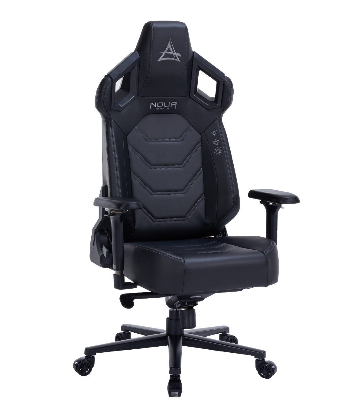 SEDIA GAMING NOUA MIND GREY ERGONOMICA CON CUSCINI LOMBARE/CERVICALE, SCOCCA ABS E BRACCIOLI 4D
