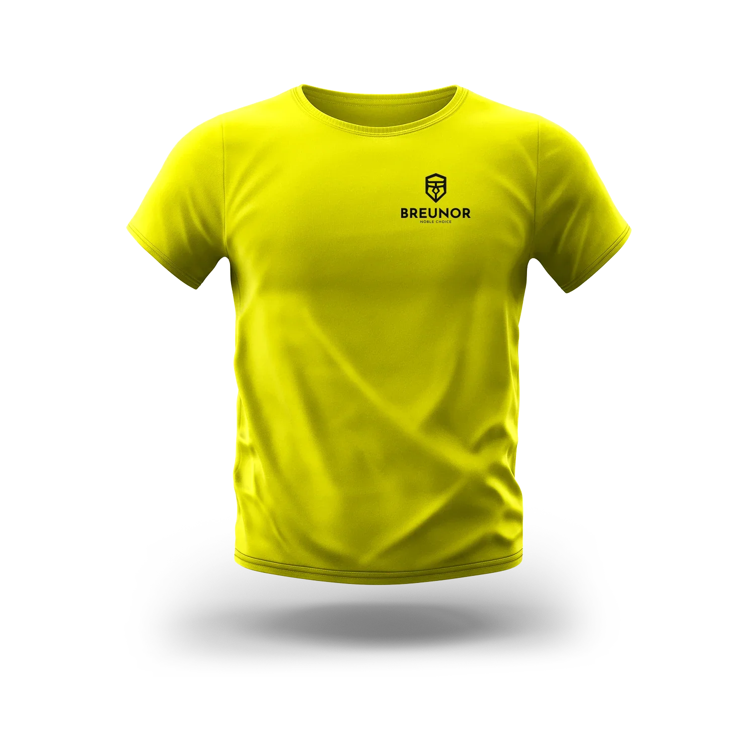 T-Shirt Breunor Gialla 100% Cotone – Taglia L – Maglietta Unisex di Qualità - BREUNOR