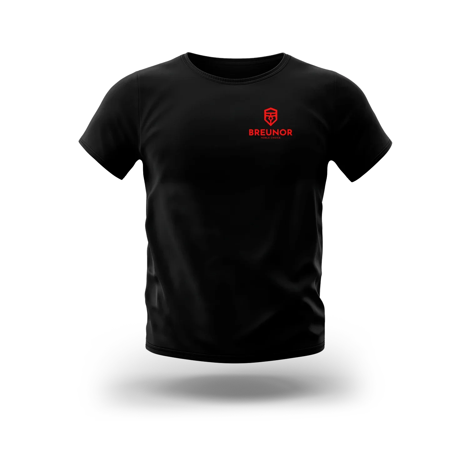 T Shirt Breunor Nera 100 Cotone Taglia XXL Maglietta Unisex di Qu