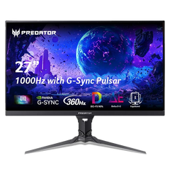 Monitor Gaming 2K WQHD ACER Predator - 27", 360Hz, 2560x1440 , 0.5ms , IPS Panel , 2x HDMI + 1x DP , Speaker Integrati