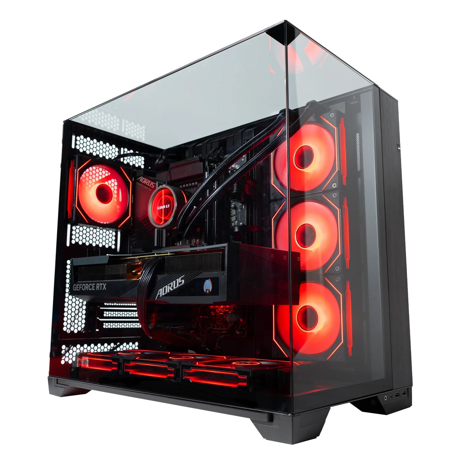 PC Gaming Ryzen 7 9800X3D, RTX 5090 32GB, RAM 32GB DDr5, SSD 2TB NVMe, Dissipatore a Liquido 360mm, Windows 11 PRO- B3632 - BREUNOR