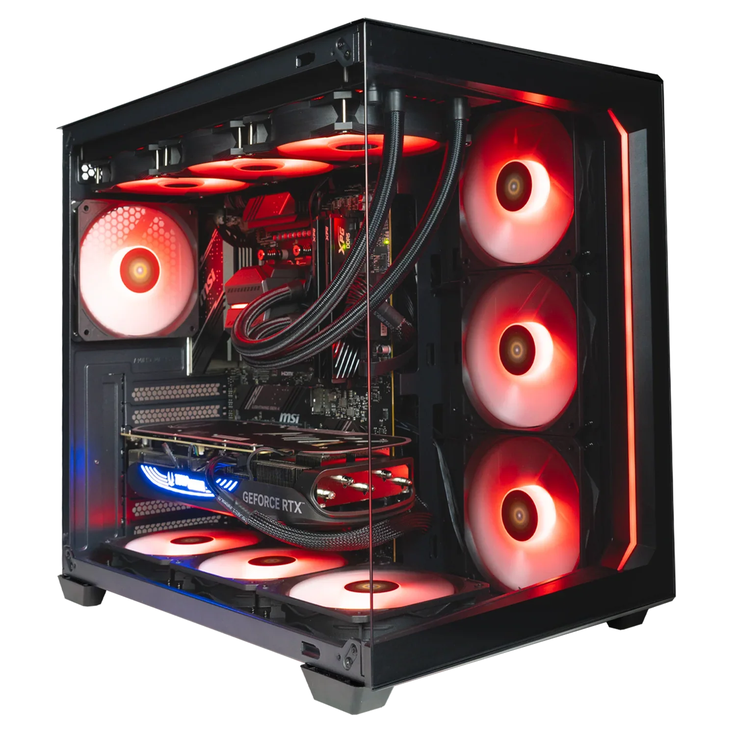 PC Gaming Ryzen 7 7800X3D, RX 9070 XT 16Gb, RAM 32GB DDr5, SSD 1TB NVMe, Dissipatore a Liquido 360mm, Windows 11 PRO - B3640 - BREUNOR