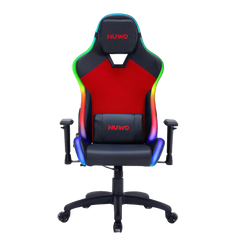 Sedia Gaming Nuwo RGB Rapture Red – Comfort Ergonomico con Illuminazione RGB Integrata
