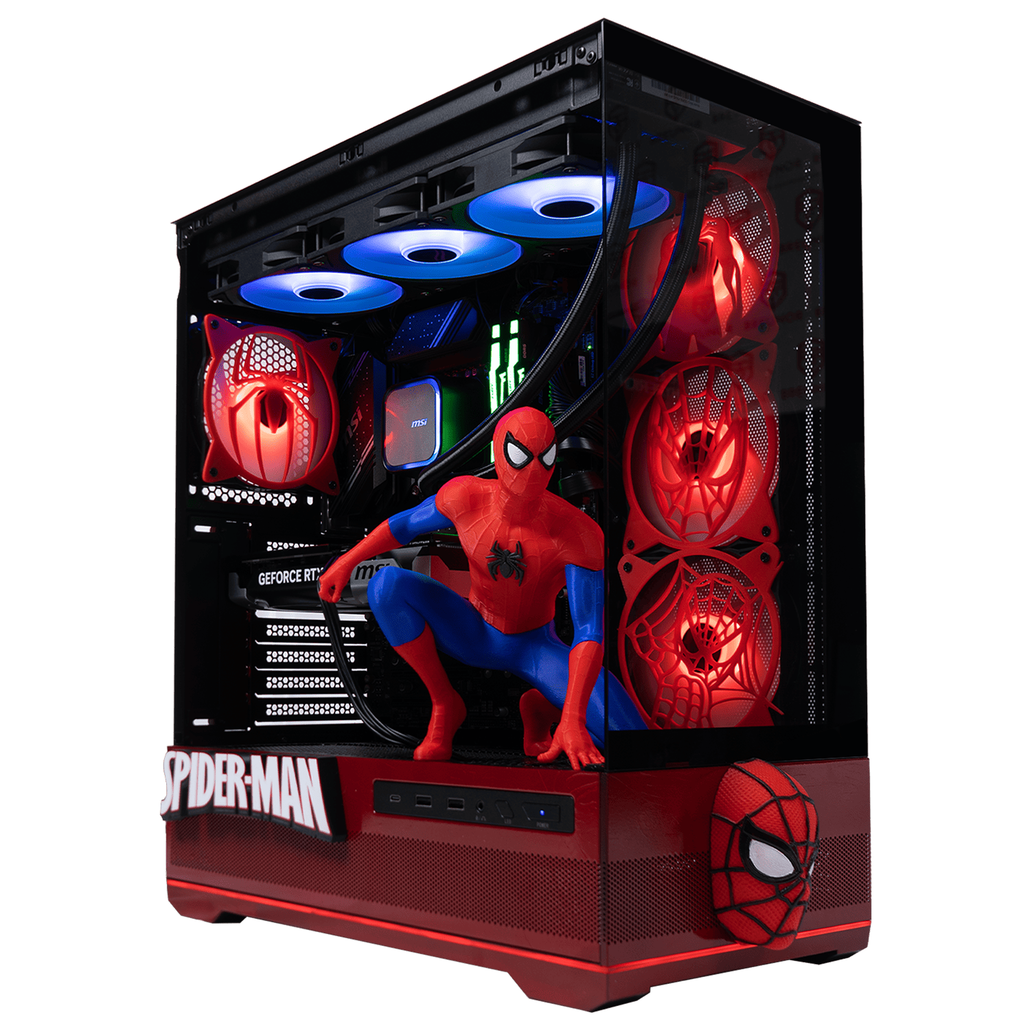 BREUNOR KALI - PC Gaming Ryzen 5 7600 6 cœurs, RTX 5070 12 Go, RAM 32 Go DDR5 6000 MHz, SSD 1000 Go, dissipateur thermique tour, Windows 11 PRO