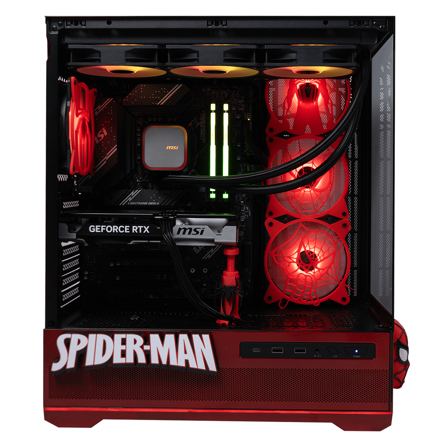 BREUNOR KALI - PC Gaming Ryzen 5 7600 6 cœurs, RTX 5070 12 Go, RAM 32 Go DDR5 6000 MHz, SSD 1000 Go, dissipateur thermique tour, Windows 11 PRO