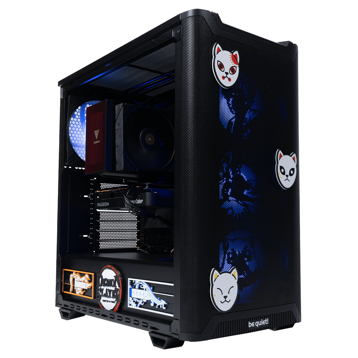SPÉCIALISTE BREUNOR - PC Gaming Ryzen 7 7800X3D jusqu'à 5,00 GHz, RX 7900GRE 16 Go, Ram 32 Go DDr5 6000 MHz, SSD NVMe 1000 Go, dissipateur thermique liquide 240 mm, Windows 11 pro, PC de bureau Gaming