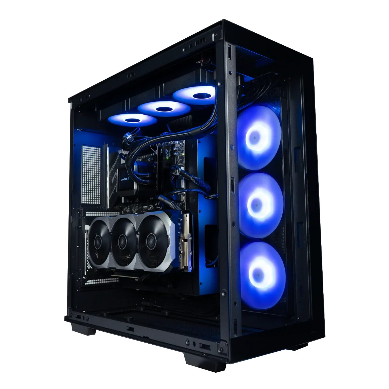 BREUNOR COOLFORCE - PC GAMING Ryzen 7 7800X3D, RTX 5070 12GB, RAM 32GB DDR5 6000MHz, SSD 1000GB, AIO 360mm LCD, Windows 11 PRO - BREUNOR