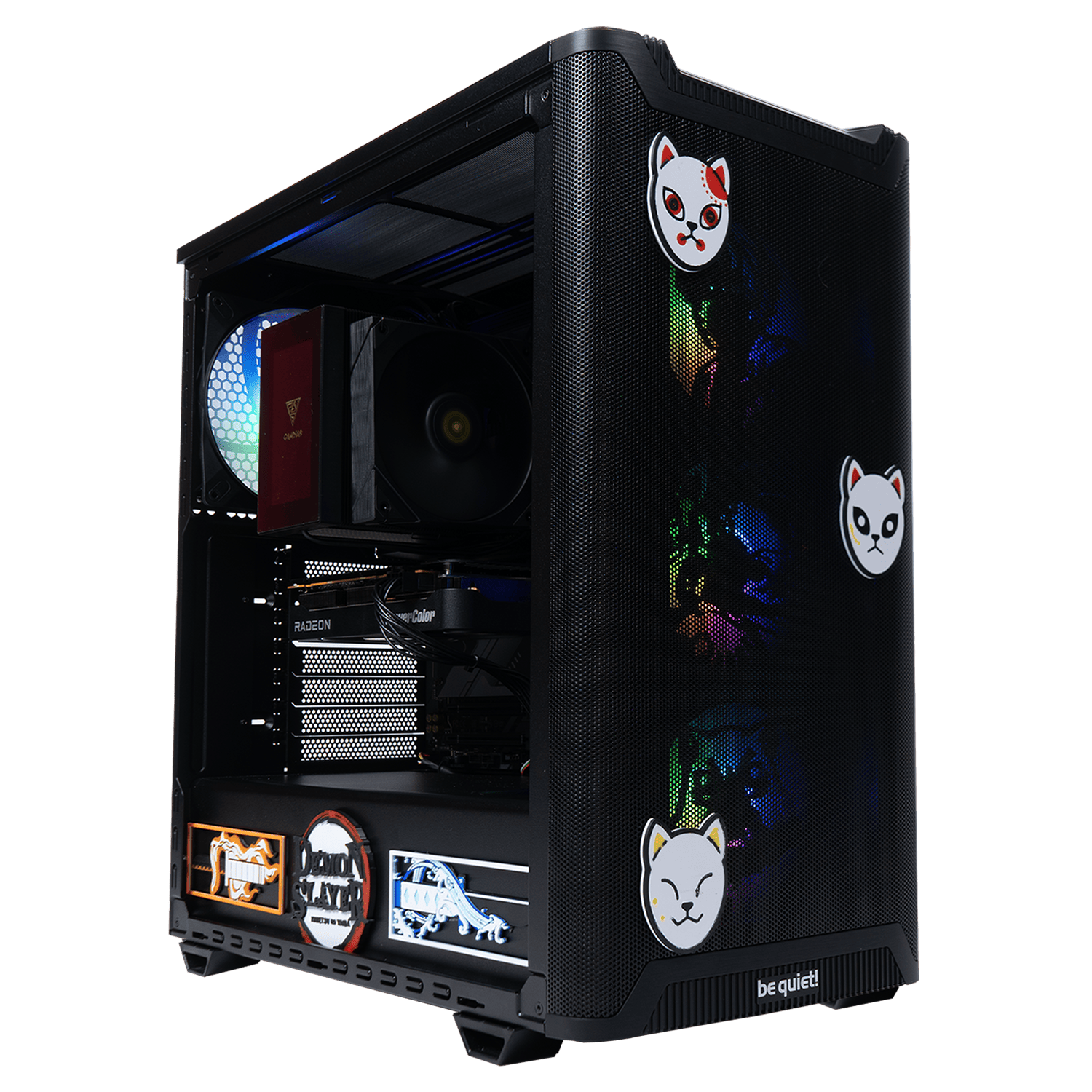 SPÉCIALISTE BREUNOR - PC Gaming Ryzen 7 7800X3D jusqu'à 5,00 GHz, RX 7900GRE 16 Go, Ram 32 Go DDr5 6000 MHz, SSD NVMe 1000 Go, dissipateur thermique liquide 240 mm, Windows 11 pro, PC de bureau Gaming