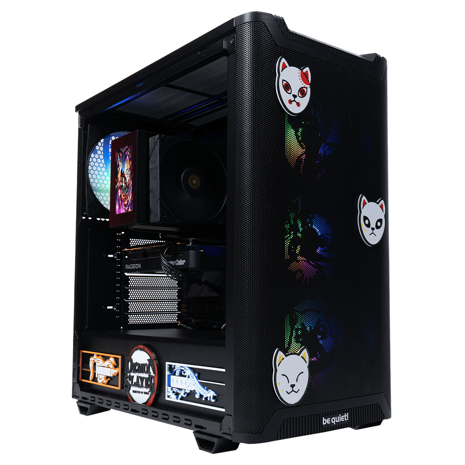 SPÉCIALISTE BREUNOR - PC Gaming Ryzen 7 7800X3D jusqu'à 5,00 GHz, RX 7900GRE 16 Go, Ram 32 Go DDr5 6000 MHz, SSD NVMe 1000 Go, dissipateur thermique liquide 240 mm, Windows 11 pro, PC de bureau Gaming