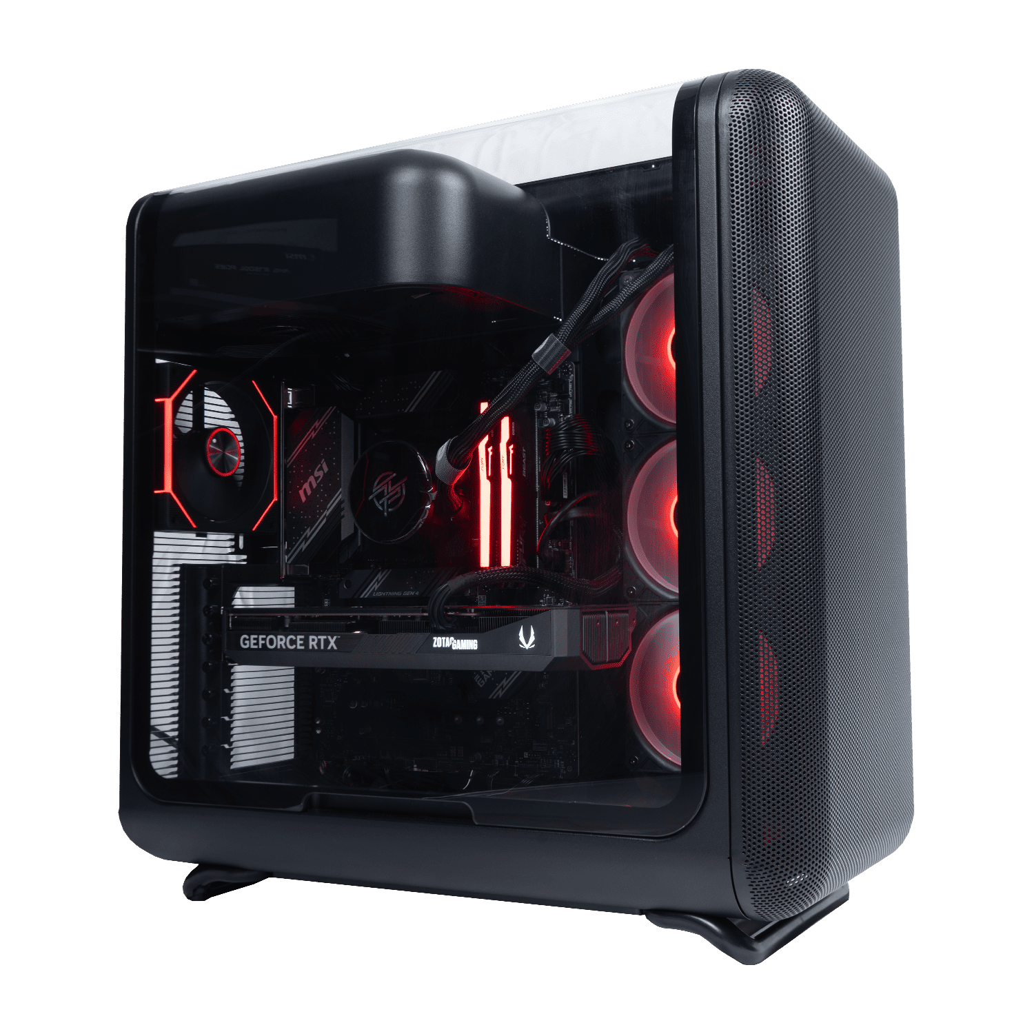 BREUNOR POSEIDONE - PC gaming i9 14900K, RTX 5070 12 Go, RAM 32 Go DDR5 6000 MHz, SSD Nvme 1000 Go, dissipateur thermique liquide 360 mm, Windows 11 Pro