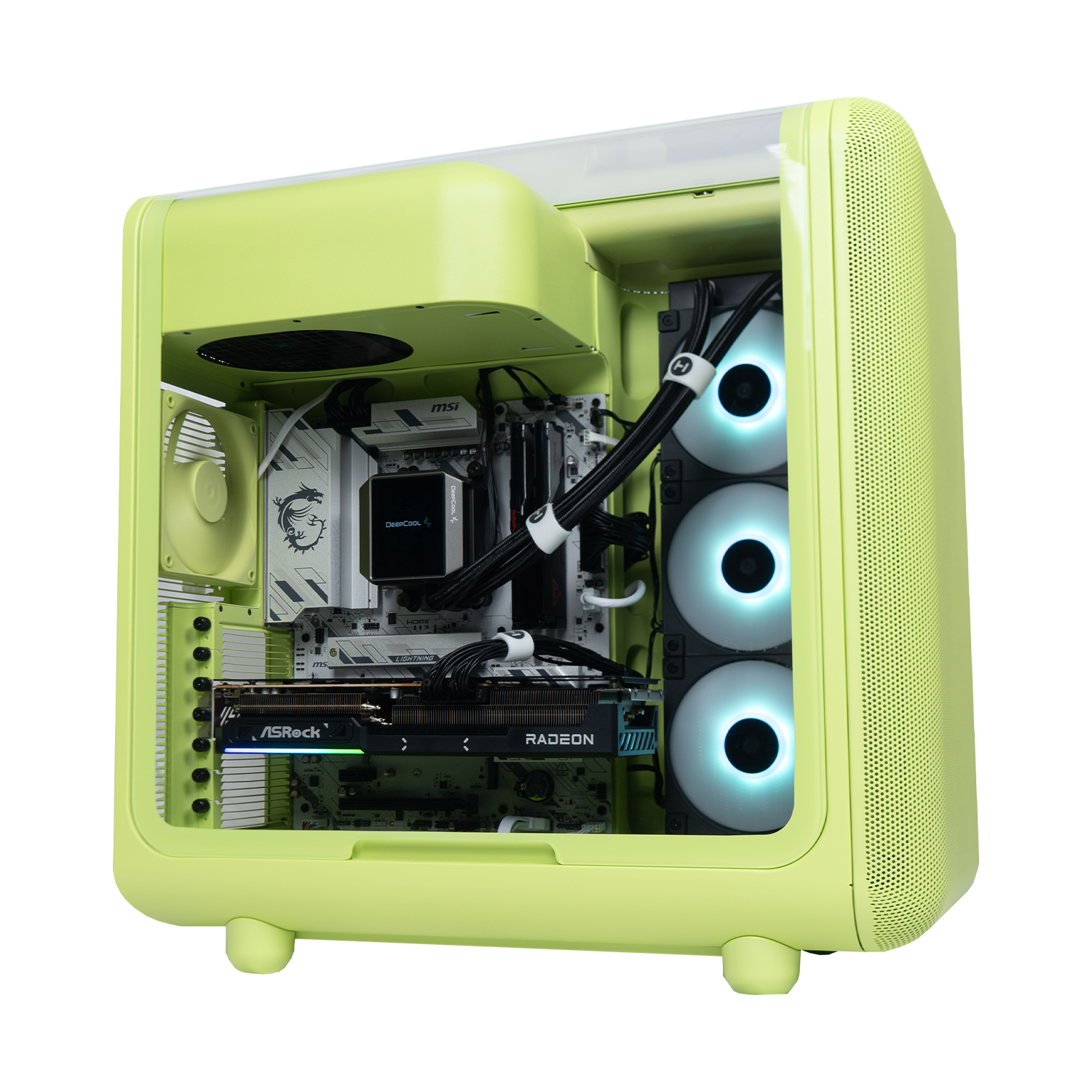 BREUNOR KANAE EXPRESS - PC Gaming Ryzen 9 7950X3D, RX 9070 XT 16GB, RAM 32GB DDr5 6000MHz, SSD 1000GB NVMe, Dissipatore a liquido 360mm, Windows 11 PRO