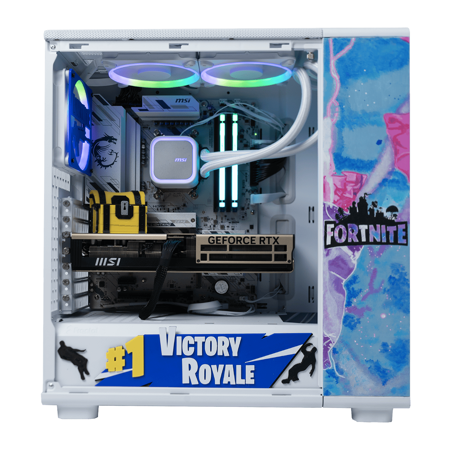 BREUNOR FORTNITE EXPRESS - PC GAMING Ryzen 5 9600X fino a 5.40 GHz, RTX 5070 12GB, RAM 32GB DDR5 , SSD 1TB, Dissipatore a Liquido 360MM, W11