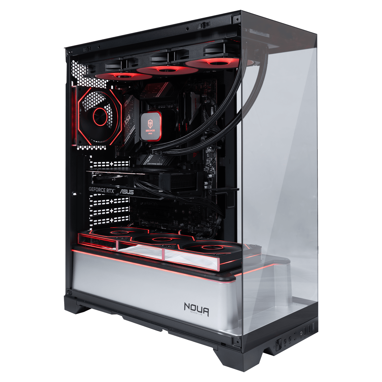 BREUNOR NUE - Pc Gaming Ryzen 5 8400F fino a 4.70GHz, RX 7600 8GB, Ram 16Gb DDr5 6000Mhz, Ssd Nvme 1000GB, Dissipatore a Torre, Windows 11 Pro