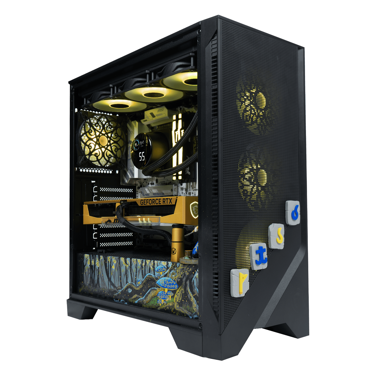 BREUNOR WORLD OF WARCRAFT EXPRESS - Pc Gaming Ryzen 7 9800X3D, RTX 5070 12GB LIMITED EDITION , Ram 32Gb DDR5 , SSD 1TB, LIQUID 360MM LCD , W11 PRO