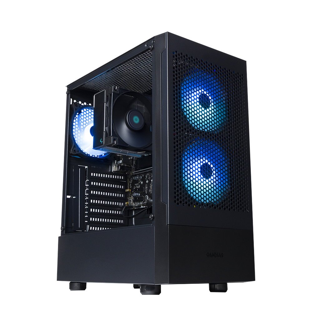 BREUNOR EMERALD EXPRESS - PC Gaming Intel i5 12400F, RTX 5060 8GB, RAM 32GB DDr4 3200MHz, SSD 1000GB NVMe, Dissipatore a Torre, Windows 11 PRO