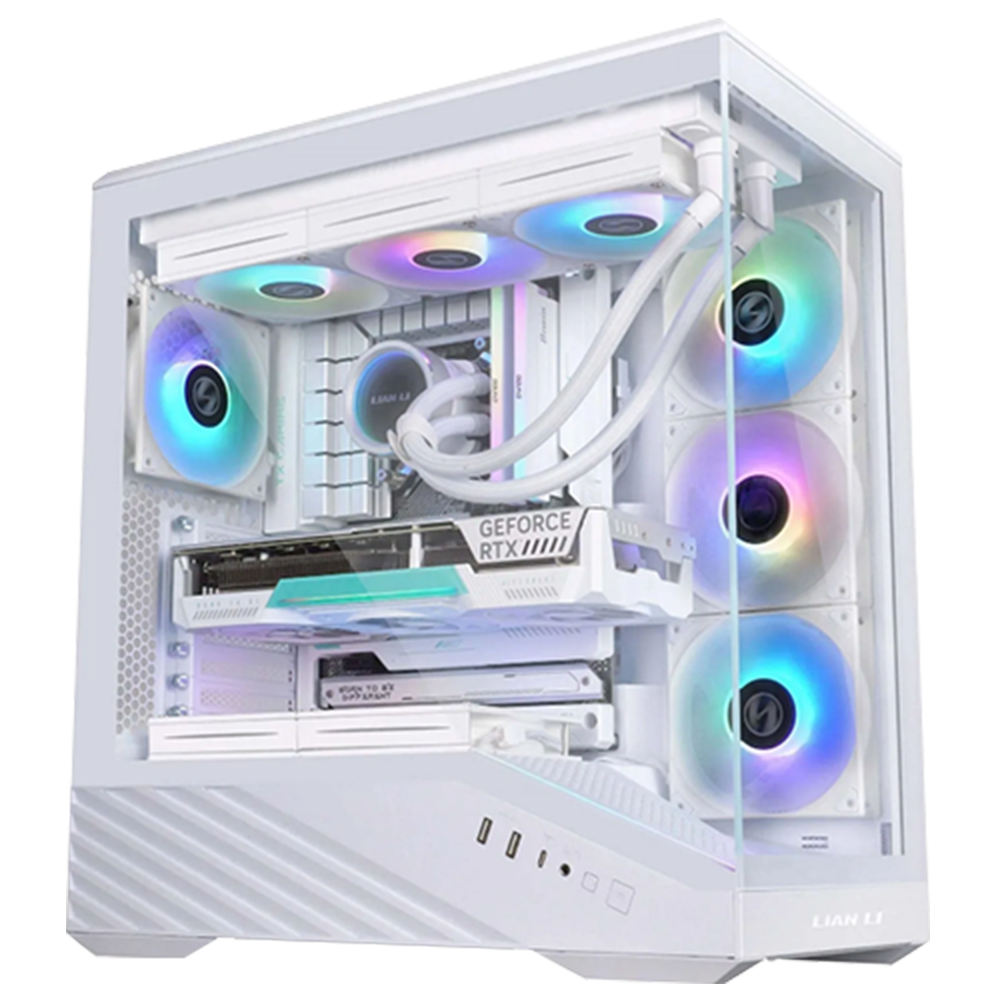 BREUNOR AURA EXPRESS - PC Gaming Ryzen 7 7800X3D , RTX 5070 12GB, Ram 32GB DDR5 6000Mhz, SSD 1000GB NVMe, Liquid 360mm White, Windows 11 Pro