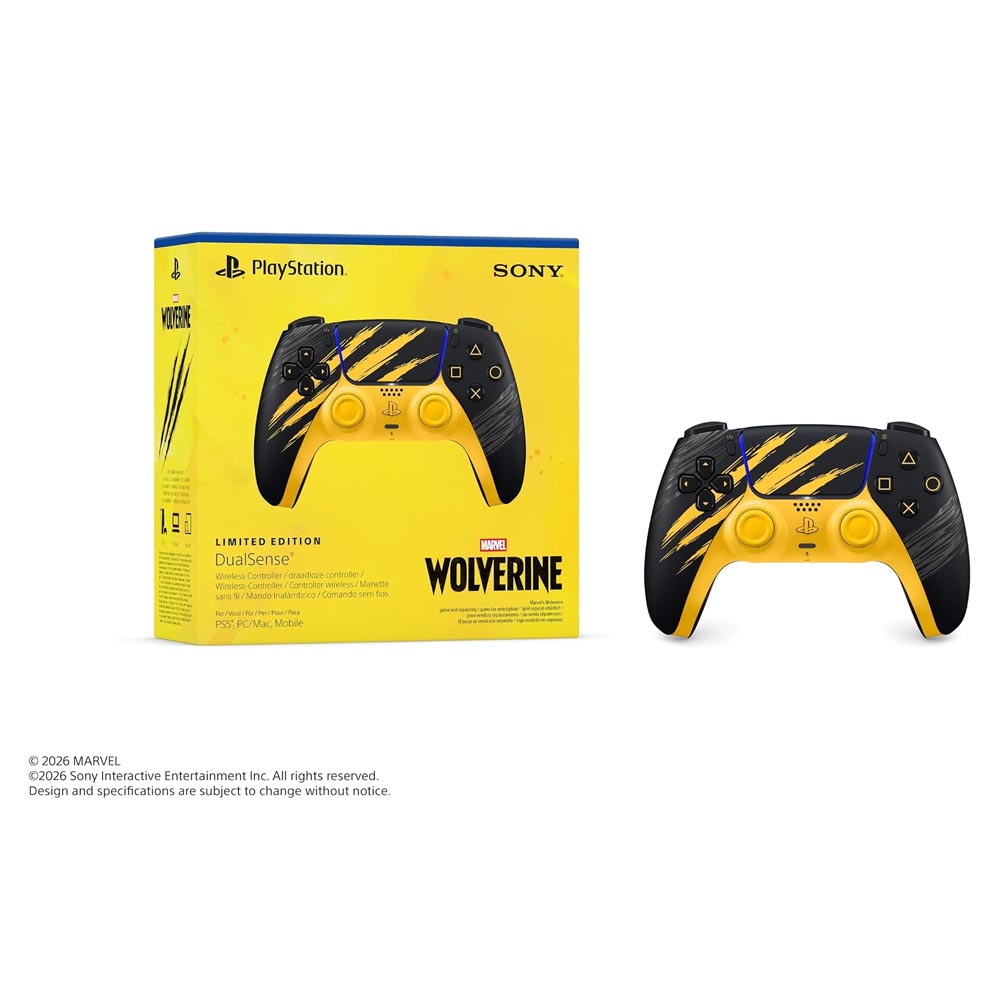 JOYPAD WIRELESS Sony DualSense Edizione Limitata Marvel's Wolverine Controller Wireless PlayStation 5 / PC