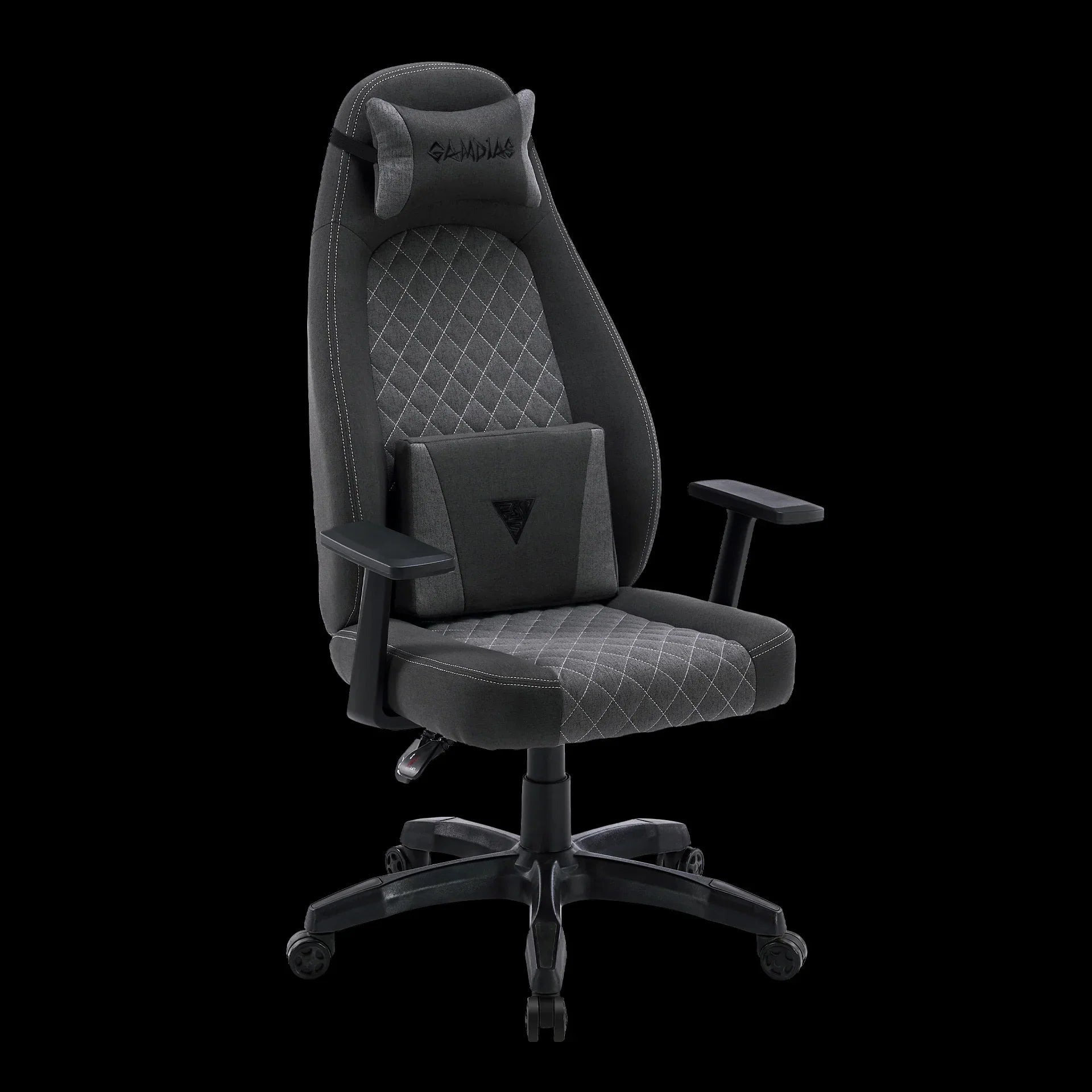 SEDIA DA GAMING IN MICROFIBRA GRIGIO/NERA GAMDIAS ZELUS E4 WEAVE L GB REGOLABILE - BREUNOR