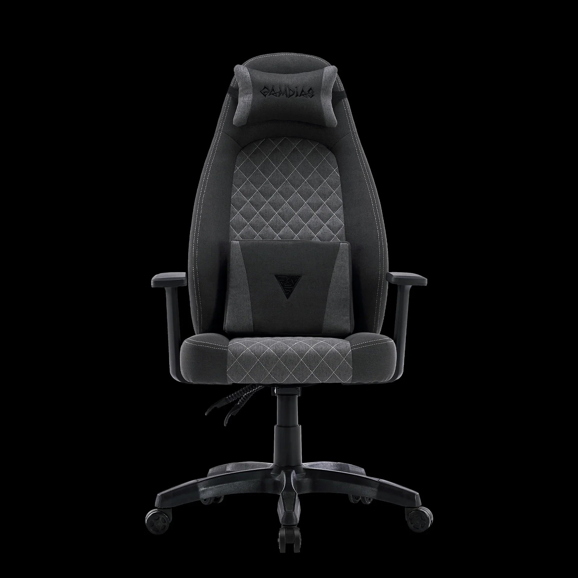 SEDIA DA GAMING IN MICROFIBRA GRIGIO/NERA GAMDIAS ZELUS E4 WEAVE L GB REGOLABILE - BREUNOR