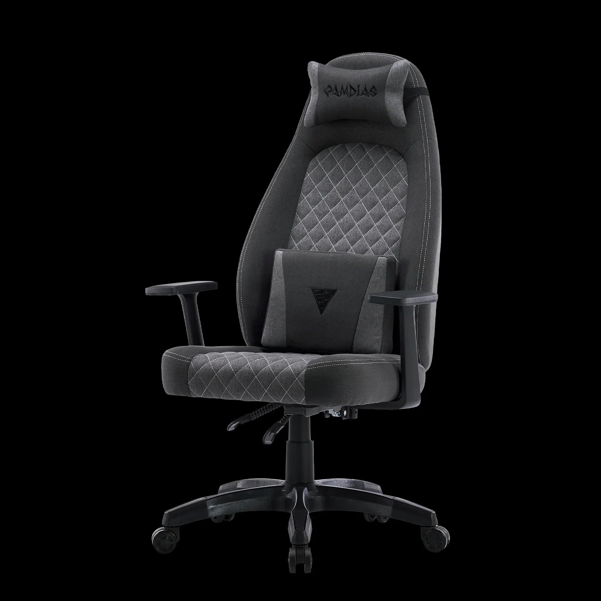 SEDIA DA GAMING IN MICROFIBRA GRIGIO/NERA GAMDIAS ZELUS E4 WEAVE L GB REGOLABILE - BREUNOR
