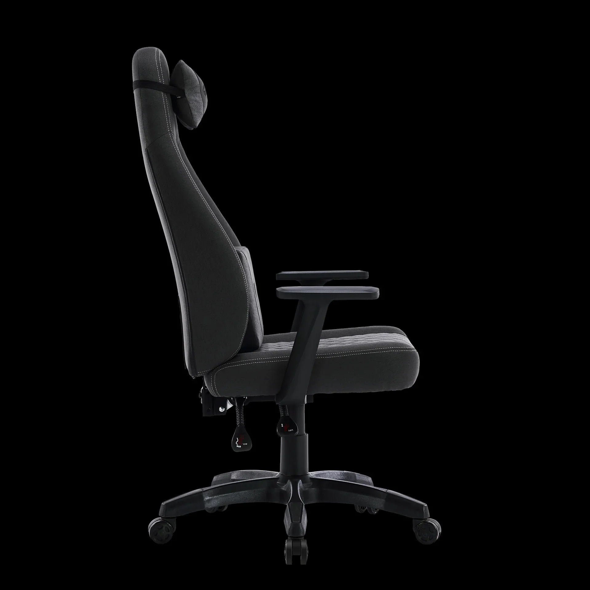 SEDIA DA GAMING IN MICROFIBRA GRIGIO/NERA GAMDIAS ZELUS E4 WEAVE L GB REGOLABILE - BREUNOR
