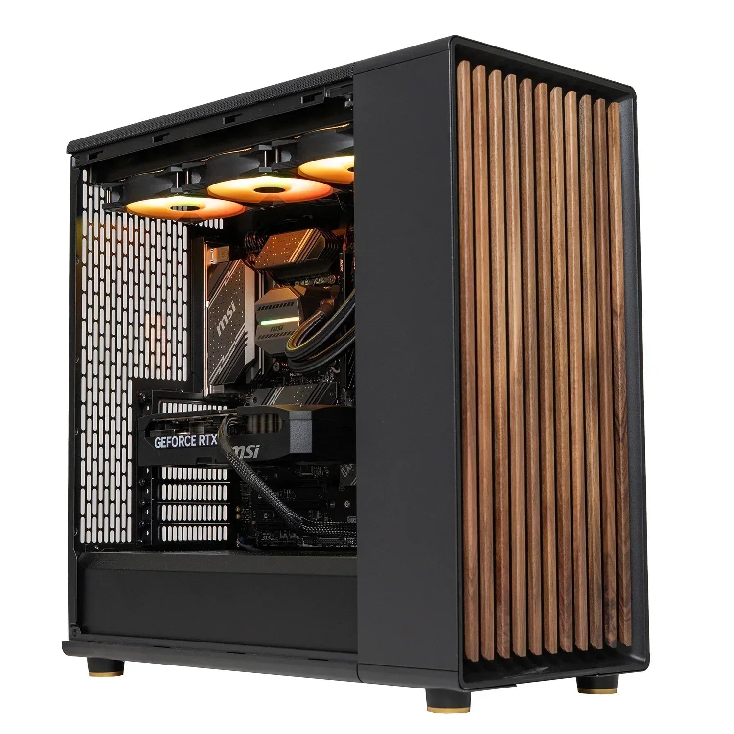 BREUNOR INSTANTX - Pc fisso Ultra 9 285K fino a 5.70Ghz 24 core, RTX 5070 12GB, Ram 32GB DDR5, SSD Nvme 1000GB, Dissipatore a Liquido 240mm, Windows 11 Pro - BREUNOR