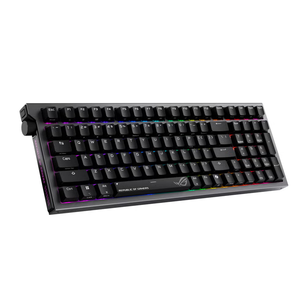 ASUS ROG Strix Morph 96 Wireless – Tastiera Gaming Meccanica Wireless (Layout 96%), Interruttori Rossi ROG RX Prelubrificati