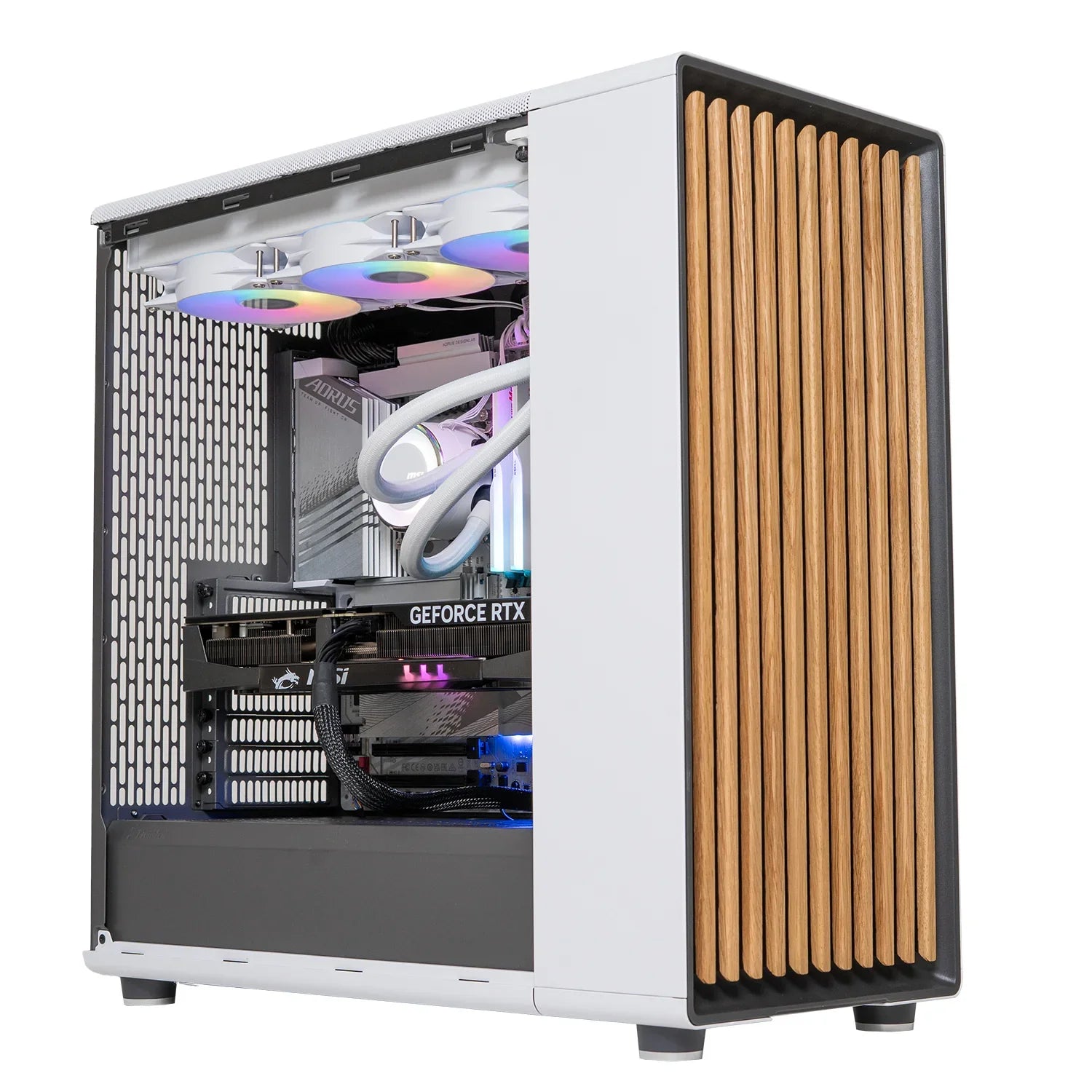 BREUNOR FRACTAL V1 - PC Gaming i9 14900K, RTX 5070 12GB, Ram 32Gb DDr5 6000MHz, SSD NVMe 1000Gb, AIO 360mm, Windows 11 pro - BREUNOR