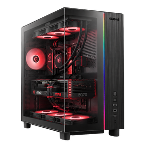 BREUNOR STRIFE - PC Gaming Ryzen 7 9850X3D , RX 9070 XT 16GB, Ram 32Gb DDr5 6000MHz, SSD NVMe 1000GB, Dissipatore a liquido 360mm, Windows 11 pro