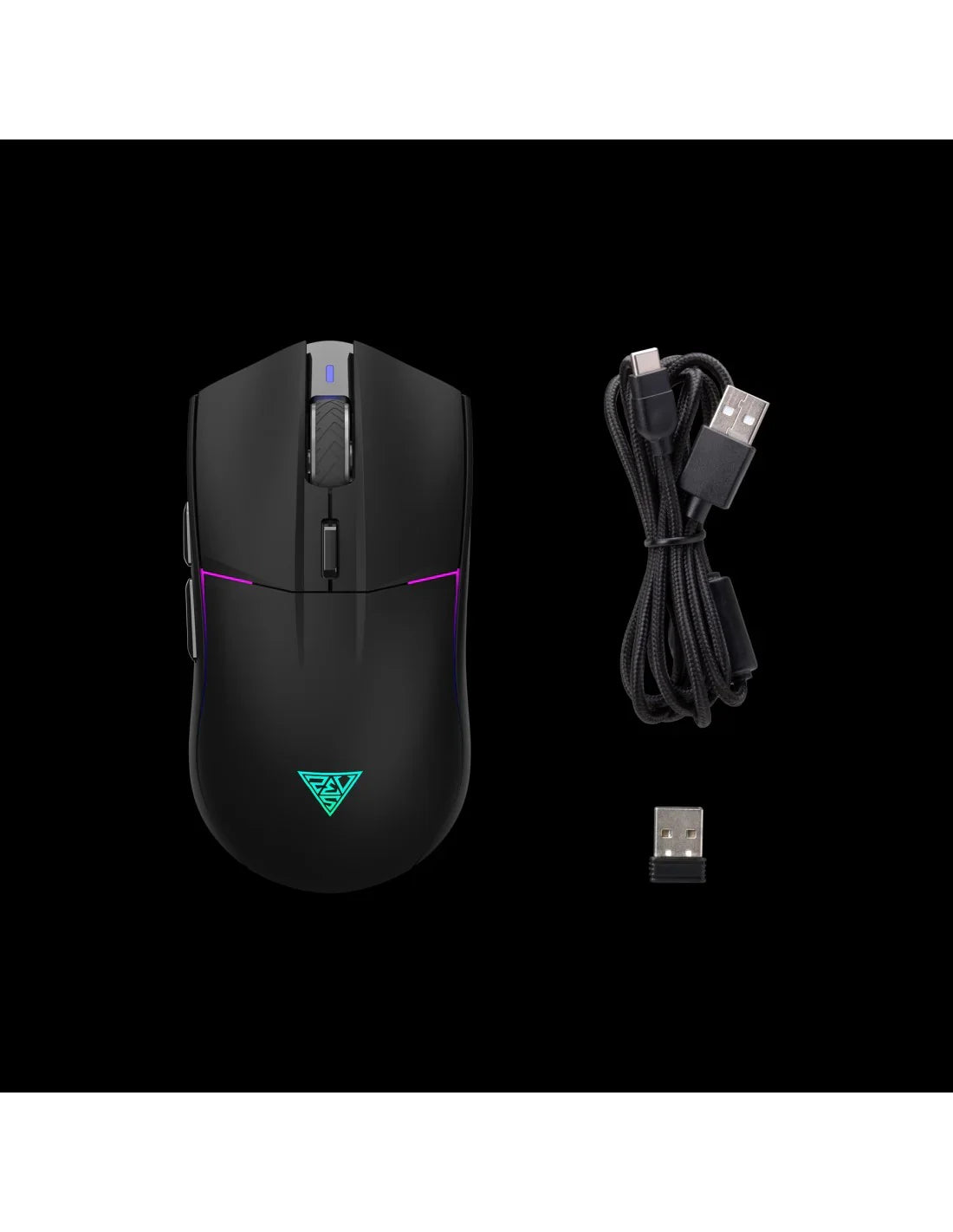 Mouse Gaming GAMDIAS HADES M3 Tri-Mode, RGB, 10000 DPI - BREUNOR