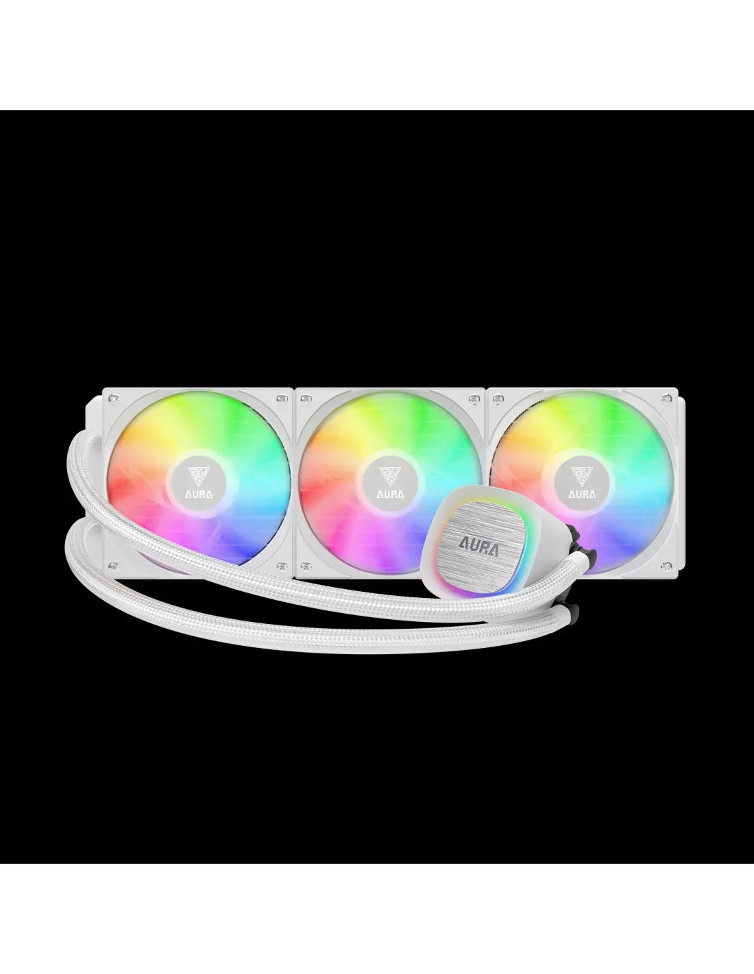 Dissipatore a Liquido GAMDIAS AURA GL360 V2 ARGB Bianco 3xFAN ARGB LGA2066 1700 - BREUNOR