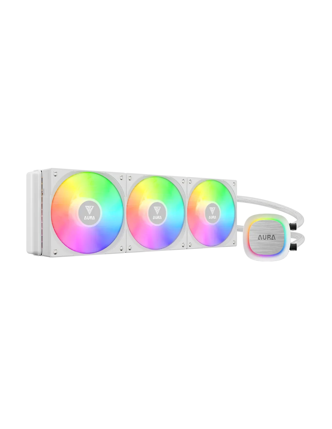 Dissipatore a Liquido GAMDIAS AURA GL360 V2 ARGB Bianco 3xFAN ARGB LGA2066 1700 - BREUNOR