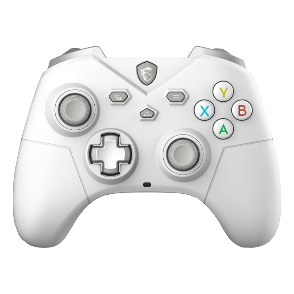 JOYPAD WIRELESS BIANCO MSI FORCE GC300 Bluetooth, USB Type-C a A - Cablato/Wireless , Gamepad Controller MSI