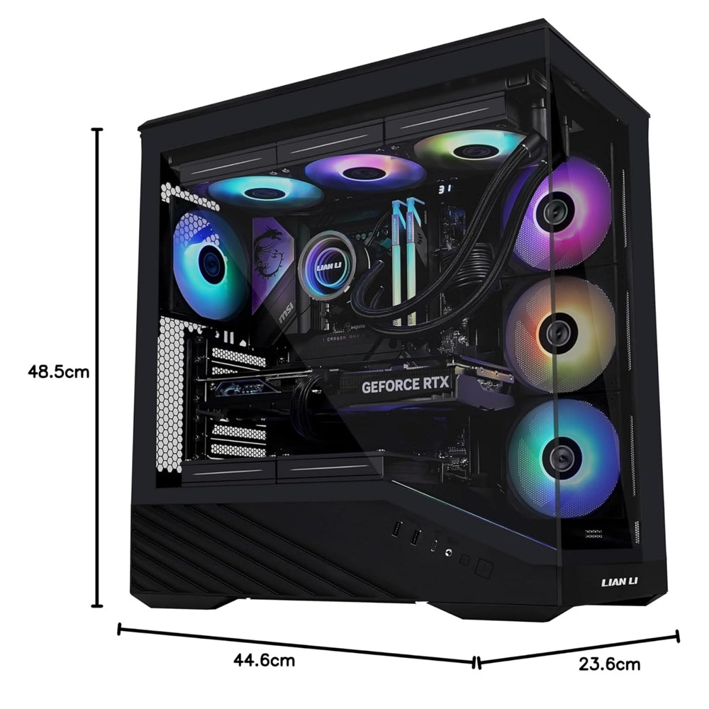 BREUNOR DOMINUS - PC Gaming Ryzen 7 9850X3D, RTX 5070 Ti 16GB, Ram 32Gb DDR5 6000MHz, SSD NVMe 1000GB, Dissipatore a liquido 360mm, Windows 11 pro