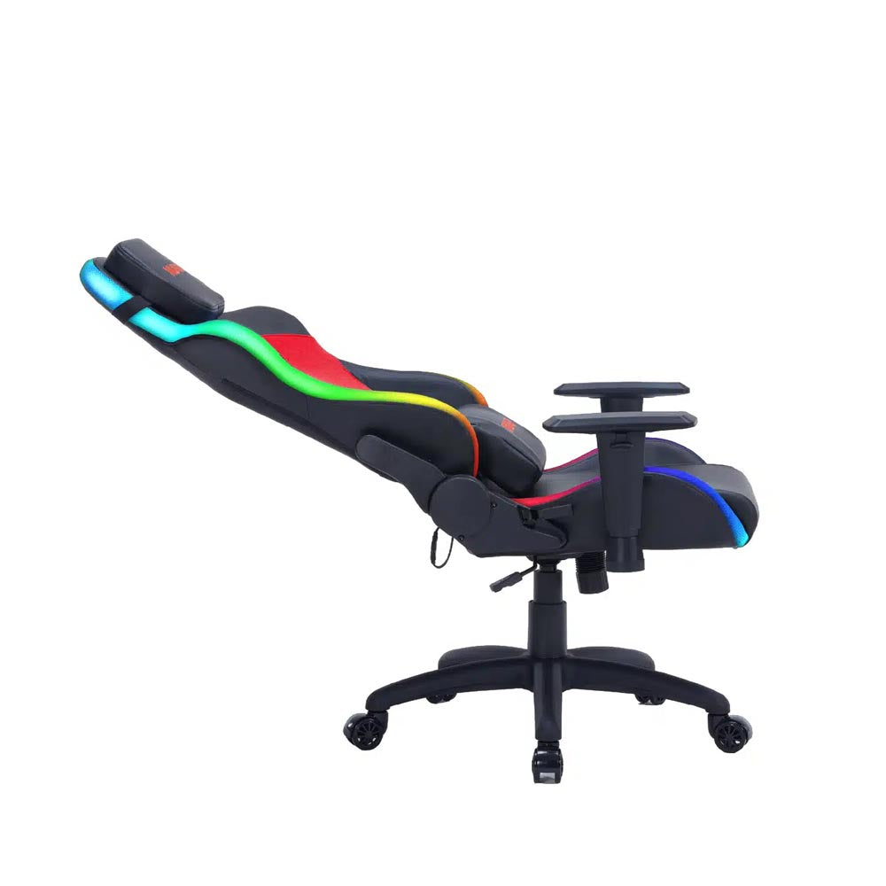 Sedia Gaming Nuwo RGB Rapture Red – Comfort Ergonomico con Illuminazione RGB Integrata