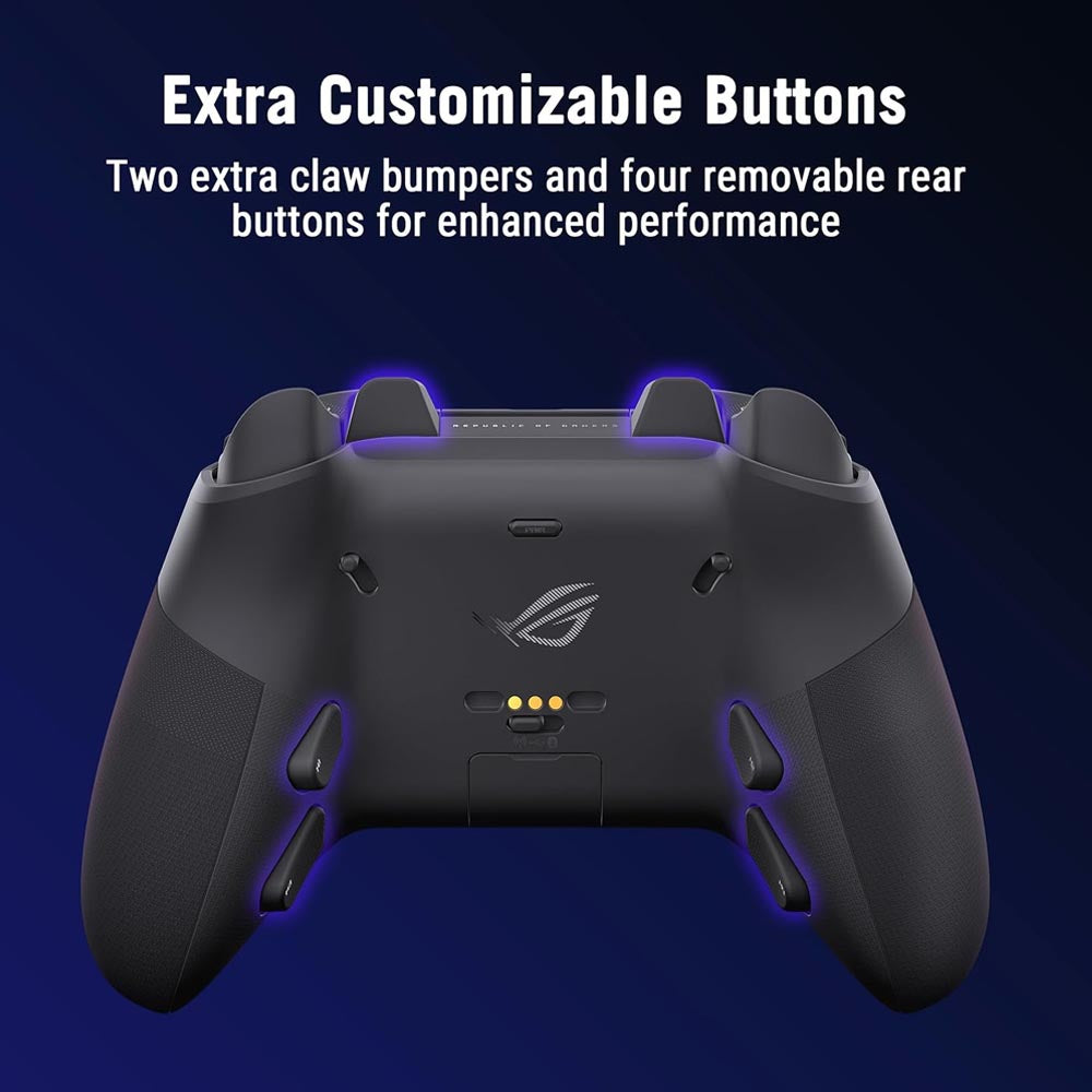 JOYPAD WIRELESS ASUS GAMING CONTROLLER ROG RAIKIRI II PRO PC BLACK Cablato/Wireless , Gamepad Controller