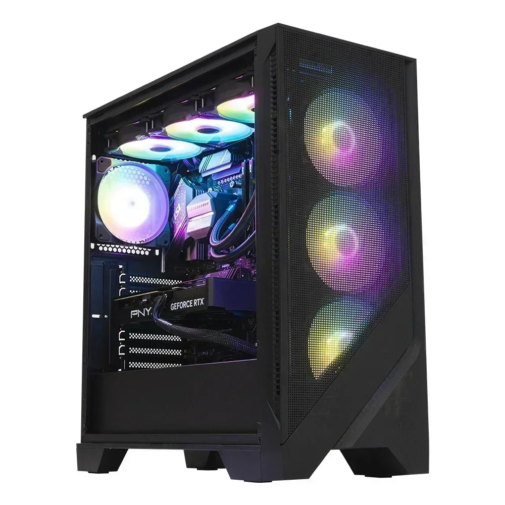 PC GAMING i7 14700K - RTX 5070 12GB - NVMe 2000GB - HARD DISK 4 TB + MSI G255F Monitor Gaming 24,5", 180 Hz - B3851 - BREUNOR