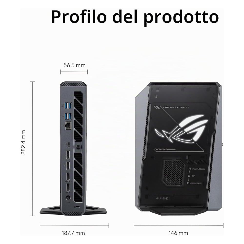 ASUS ROG GR70, Gaming AMD Ryzen 9 9955HX, RAM 16 GB DDR5 , SSD M.2,RTX 5070 , Wi-Fi 7