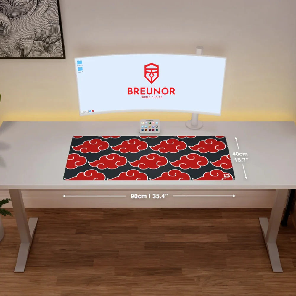 Tappetino per mouse XXL 900 x 400 mm – XXL Mousepad – ( Akatsuki ) - BREUNOR