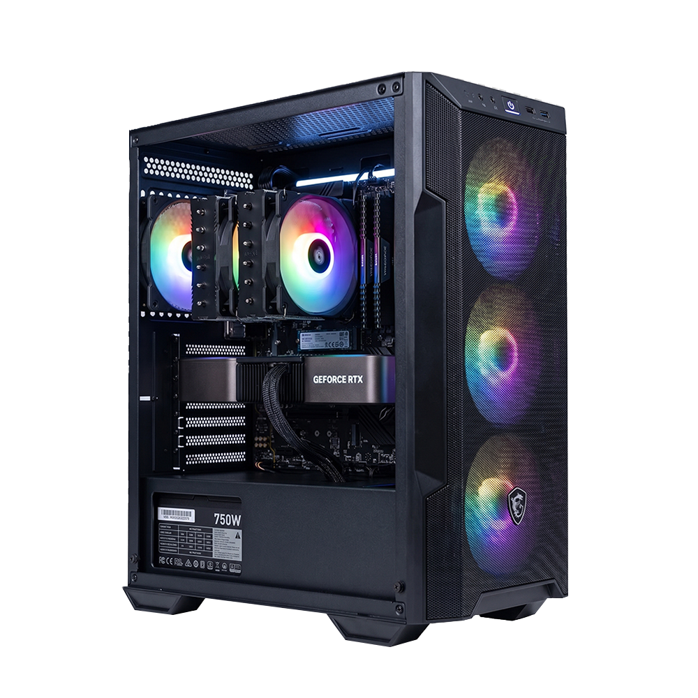 BREUNOR SPECTER - PC Gaming Ryzen 7 5800X 8 core, RTX 5060 8GB, Ram 32Gb 3200MHz, SSD NVMe 1000GB, Dissipatore a torre, Wifi,Windows 11 pro