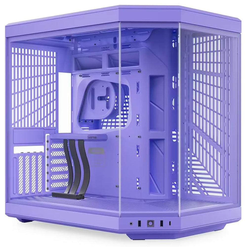 Case HYTE Y70 TARO MILK PC Mid Tower ATX, E-ATX , Triplo Vetro temperato, Porte 1x USB-C 3.2 Gen 2, 2x USB-A 3.2 Gen 1