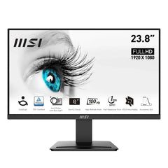 Monitor MSI PRO MP2412 Monitor 23.8" LED FullHD 100Hz , Pannello VA , 1 ms , HDMI e DisplayPort , Attacco Vesa - BREUNOR
