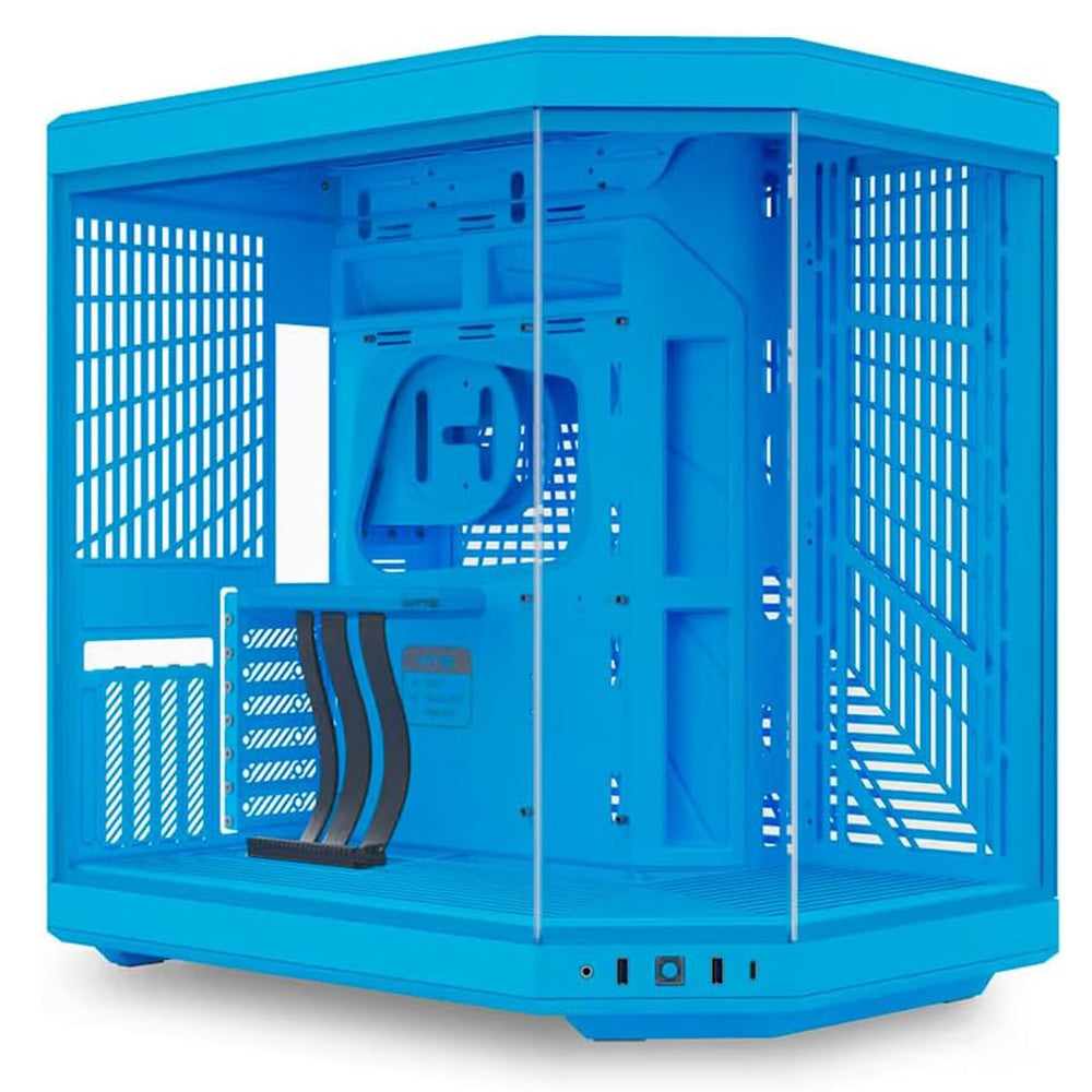 Case HYTE Y70 BLUEBERRY MILK PC Mid Tower ATX, E-ATX , Triplo Vetro temperato, Porte 1x USB-C 3.2 Gen 2, 2x USB-A 3.2 Gen 1