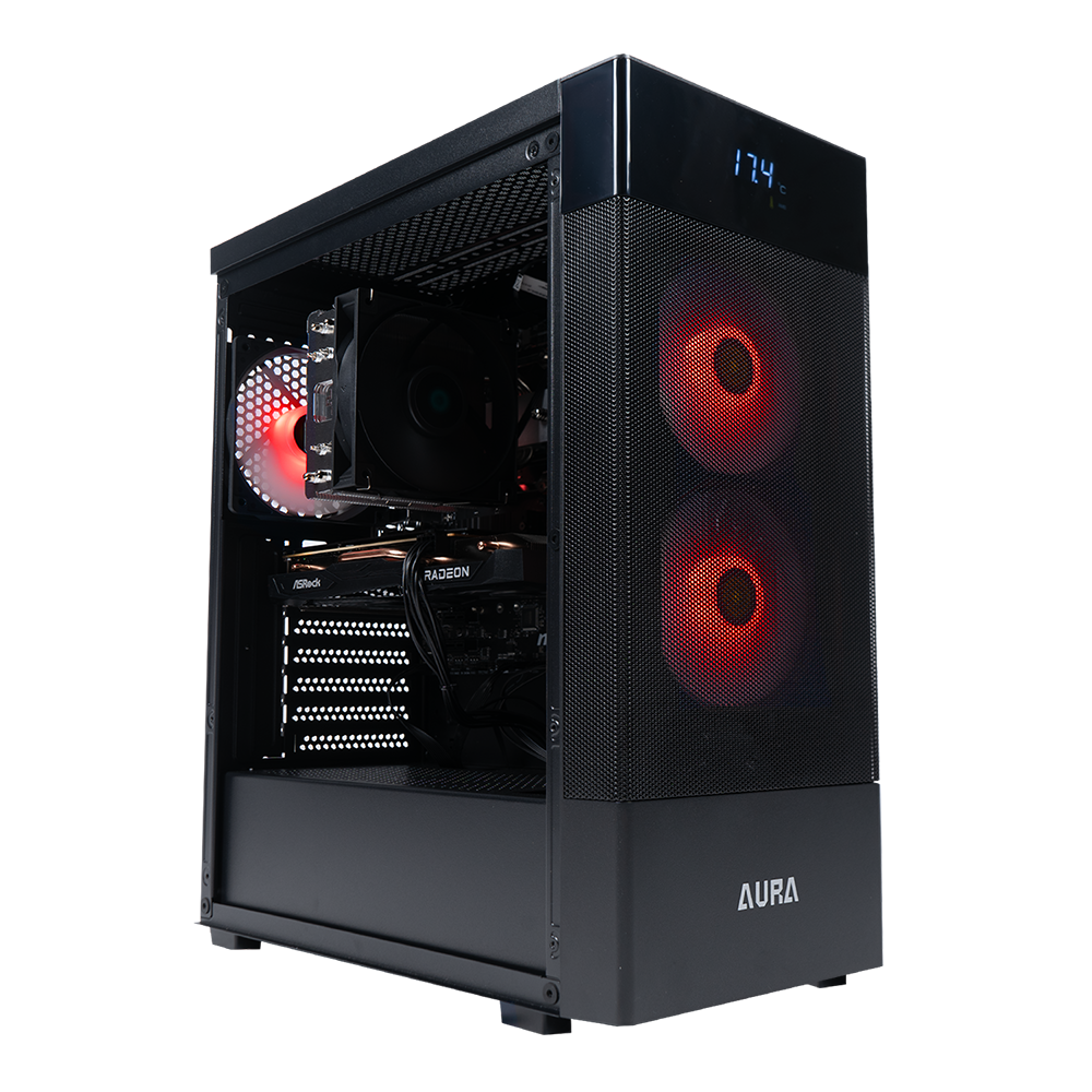 BREUNOR ESSENTIAL - PC Gaming RYZEN 5 5500 6 Core fino a 4.20GHz, 7600 8GB, Ram 32Gb , SSD NVMe 1000GB, WIFI, Windows 11 pro