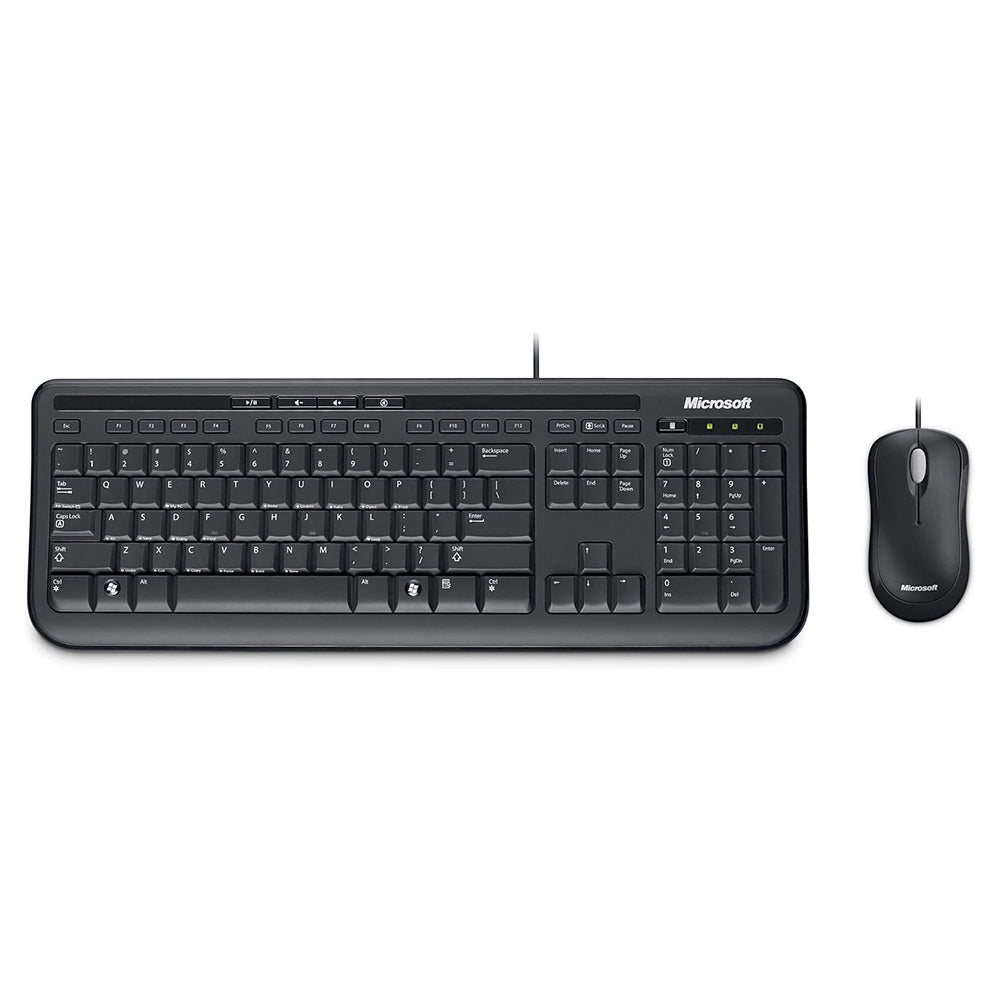 Wired Keyboard and Mouse Kit Microsoft Wired Desktop 600 USB Keyboard Mouse Kit Layout IT