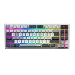 Tastiera Meccanica Gaming (Layout ITA) - MSI GK600 BLUE FORGE KEYBOARD ITA WHITE DARK BLUE25 LIGHT