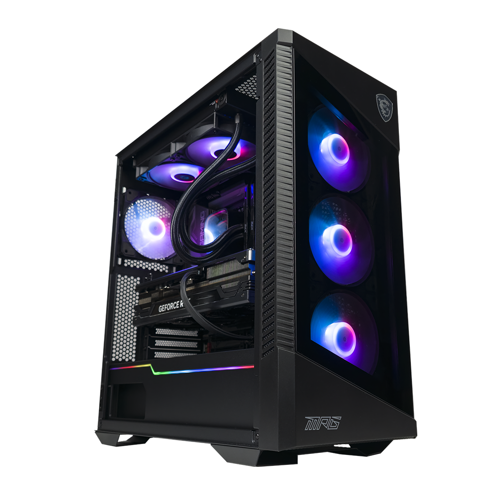 BREUNOR VIPER - PC Gaming Ryzen 7 9700X, RTX 4070 SUPER 12GB, RAM 32GB DDr5 6000MHz, SSD 1000GB NVMe, Dissipatore a Liquido 240mm, Windows 11 PRO