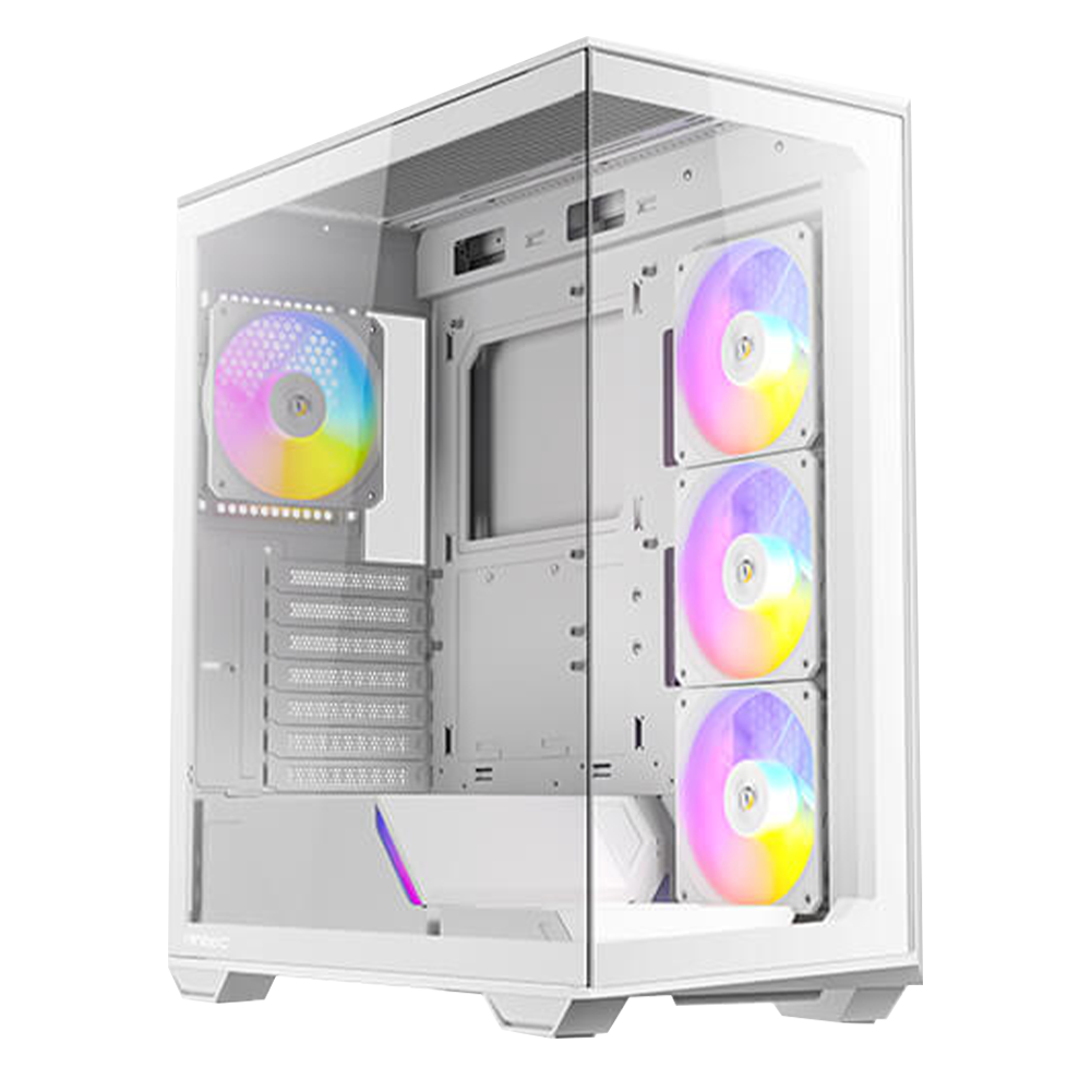 BREUNOR AVERNUS - PC Gaming Ryzen 7 9800X3D, RTX 4070 SUPER 12GB WHITE, RAM 32GB DDr5 6000MHz WHITE, SSD 2000GB NVMe, Dissipatore a Liquido 360mm WHITE, Windows 11 PRO