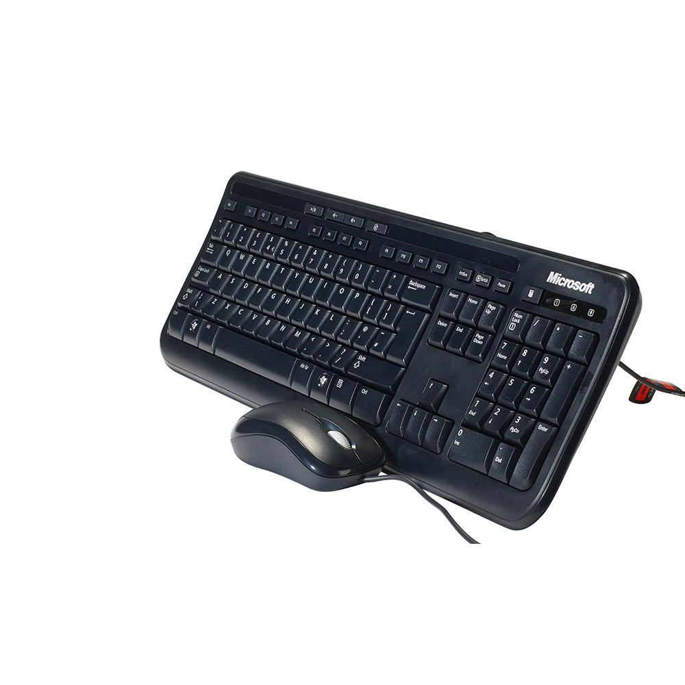 Wired Keyboard and Mouse Kit Microsoft Wired Desktop 600 USB Keyboard Mouse Kit Layout IT